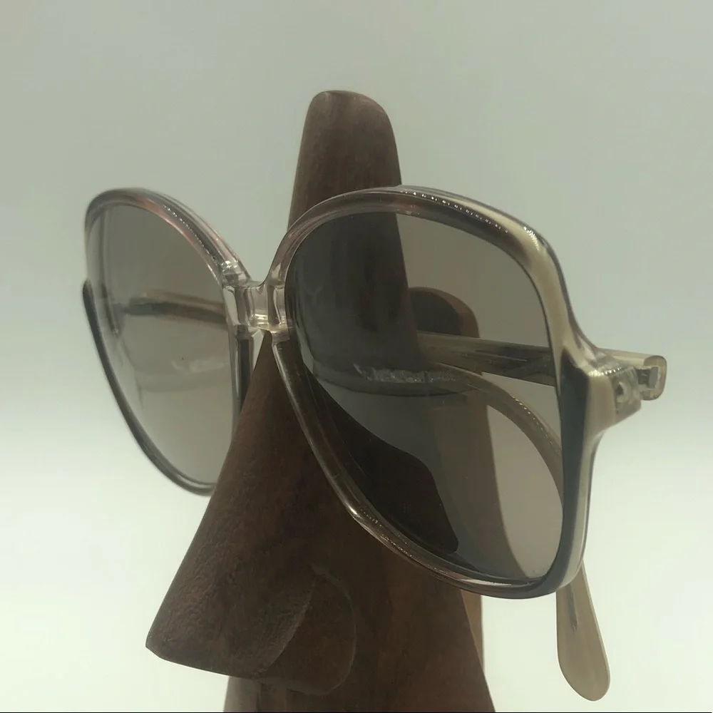 Vintage Avant Garde Brown Butterfly Sunglasses